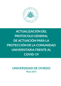 Actualización protocolo sanitario covid19