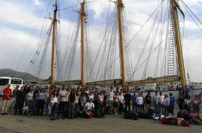Imagen 39 alumnos embarcan en el buque Creoula en un nuevo curso de la UIM