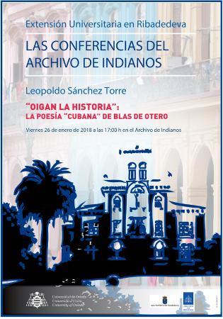 Cartel Archivo Indianos - Leopoldo Sánchez Torre