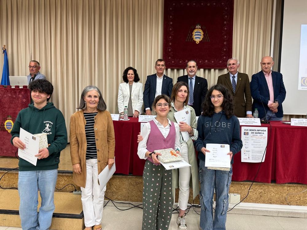 Imagen La Universidad de Oviedo acoge la entrega de premios a los ganadores de la Miniolimpiada Química de Asturias 2024