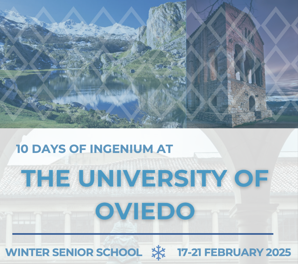 Imagen Los 10 Days de INGENIUM llegarán a la Universidad de Oviedo en febrero: abierto el plazo de solicitudes para participar en la Senior Winter School de 2025