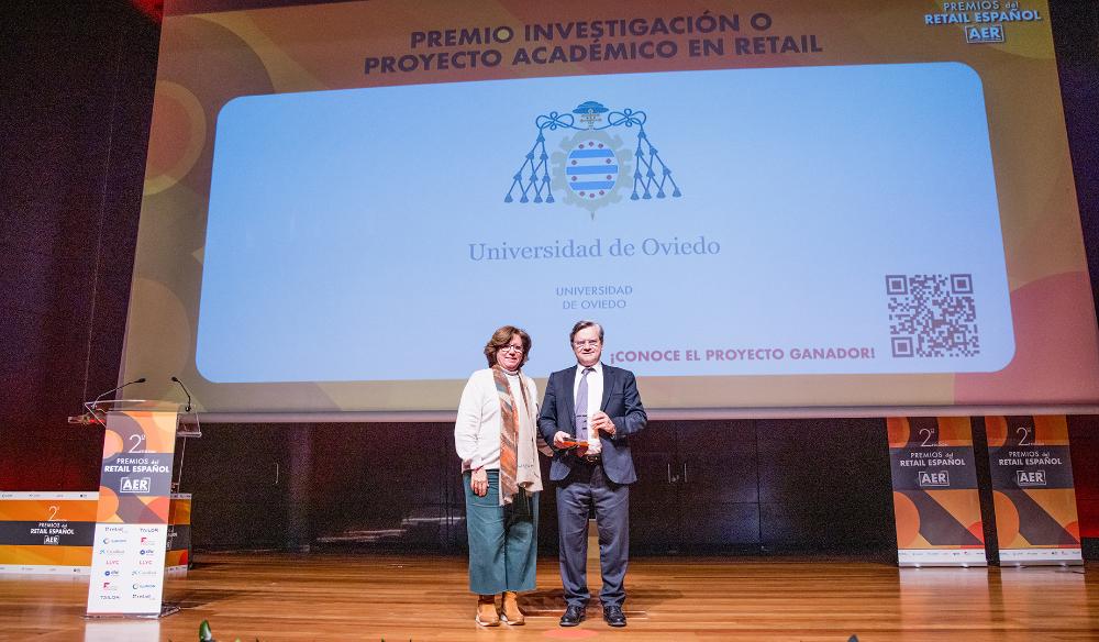 Imagen Los Premios del Retail Español (AER) 2024 distinguen a la Cátedra Fundación Ramón Areces de la Universidad de Oviedo